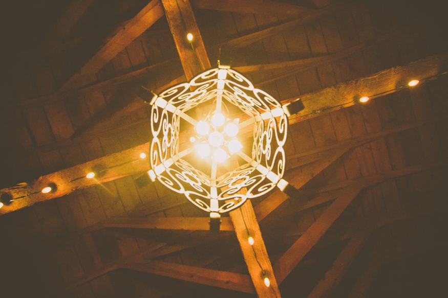 Rustic Light at Wedding