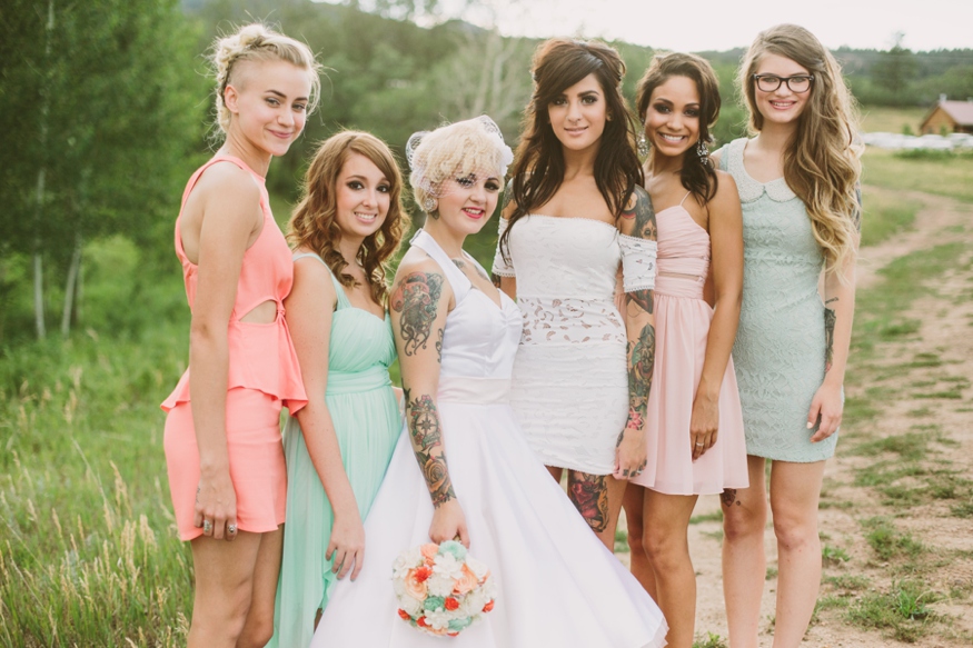 Rustic Vintage Bridal Party