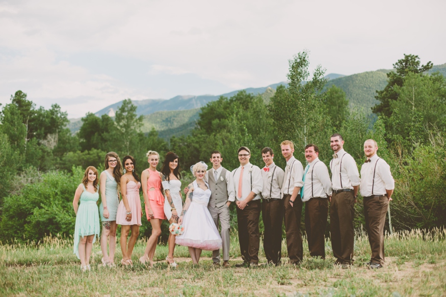 Rustic Vintage Bridal Party