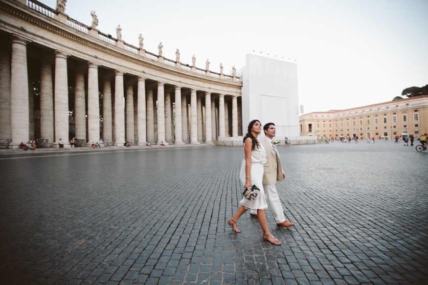 Rome, Italy Elopement by Malissa Ahlin Photography