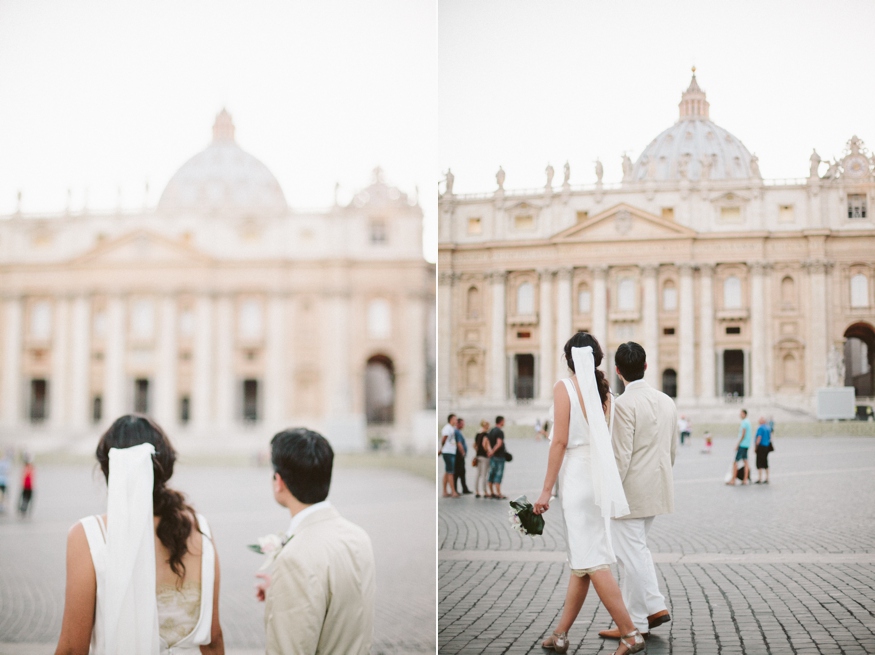 Rome, Italy Elopement by Malissa Ahlin Photography