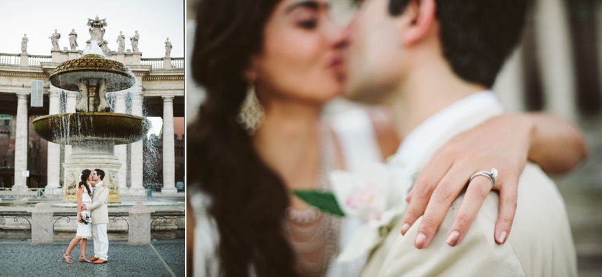 Rome, Italy Elopement by Malissa Ahlin Photography