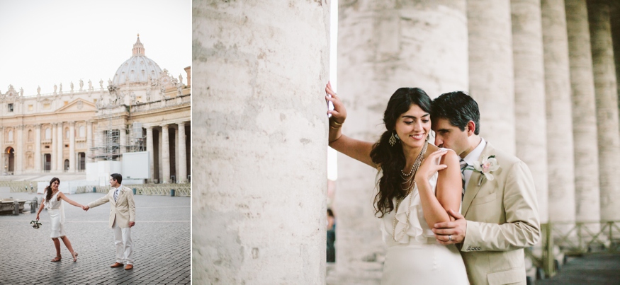 Rome, Italy Elopement by Malissa Ahlin Photography