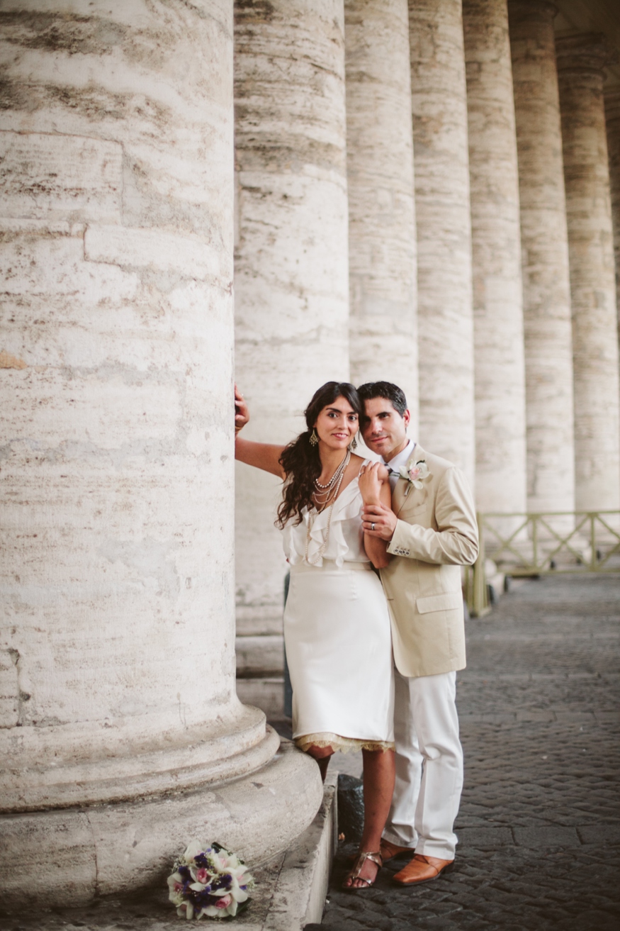 Rome, Italy Elopement by Malissa Ahlin Photography