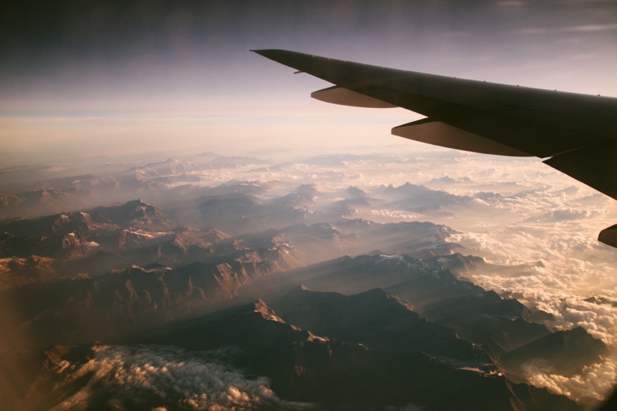 Flying Over the Swiss Alps - Malissa Ahlin Photography