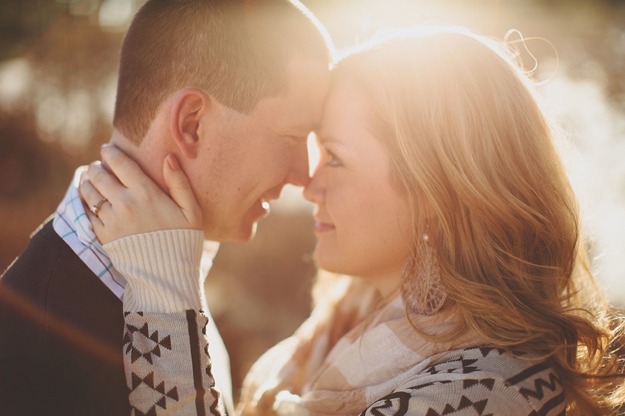 Snowy Colorado Engagement Photos - Malissa Ahlin Photography