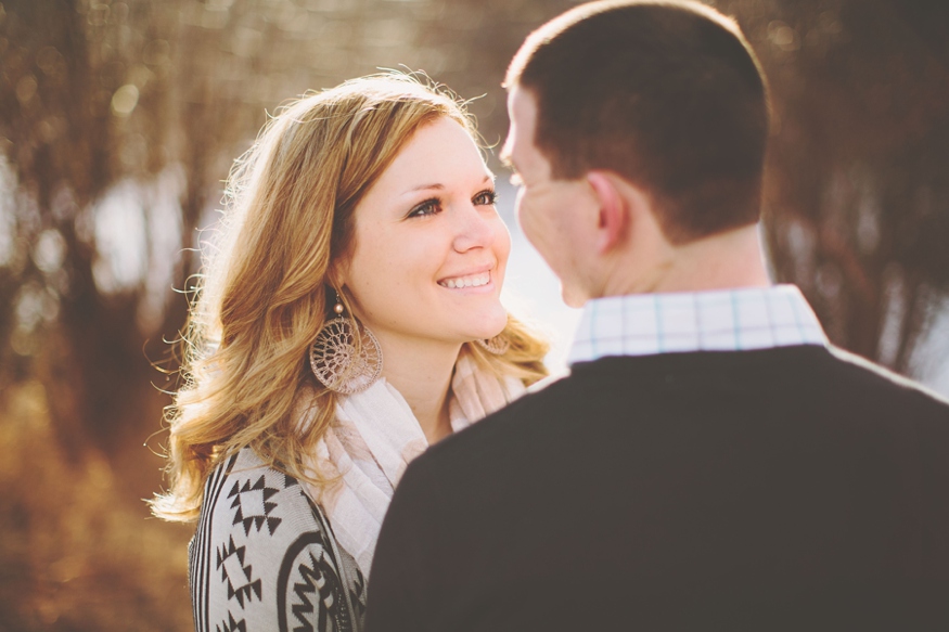 Snowy Colorado Engagement Photos - Malissa Ahlin Photography