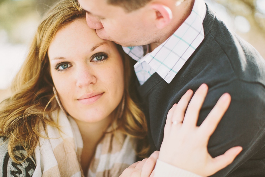 Snowy Colorado Engagement Photos - Malissa Ahlin Photography