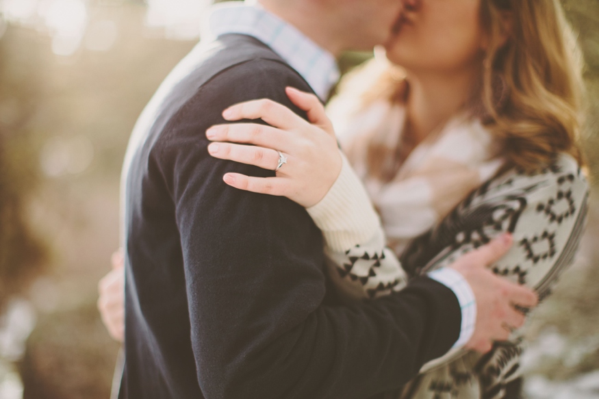 Snowy Colorado Engagement Photos - Malissa Ahlin Photography