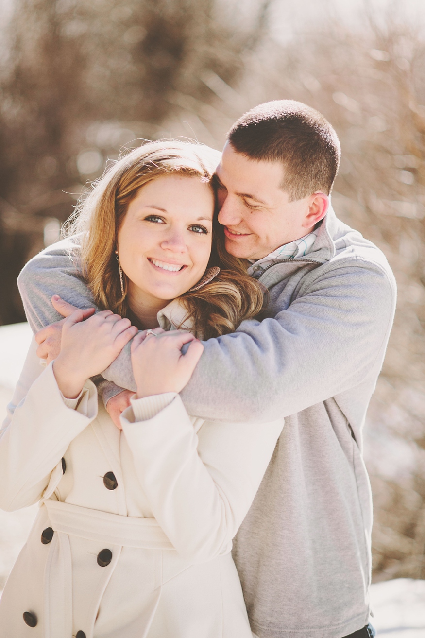 Snowy Colorado Engagement Photos - Malissa Ahlin Photography