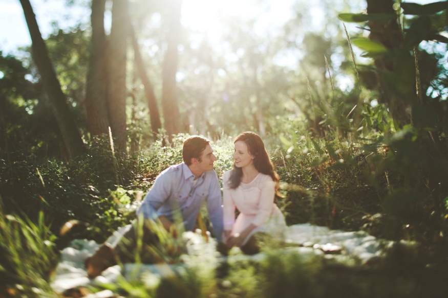 Tilt Shift Engagement Photography