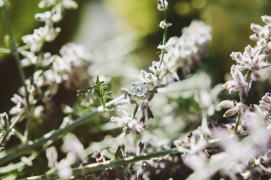 Lavender Engagement Ring