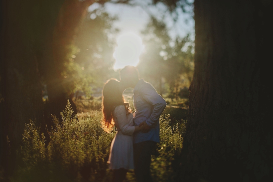 Sunset Engagement Photos in Colorado