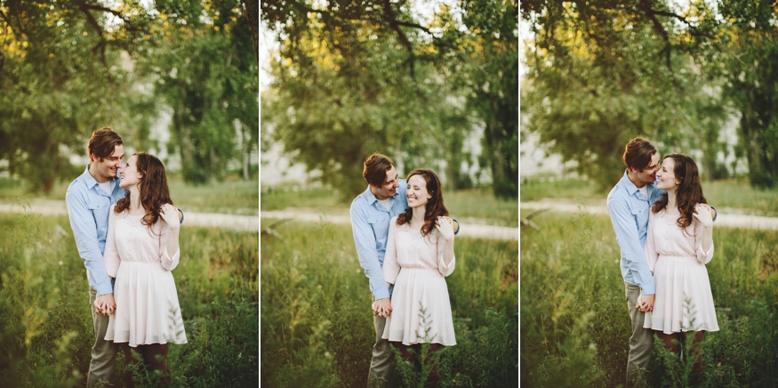 Pink Dress Engagement Session