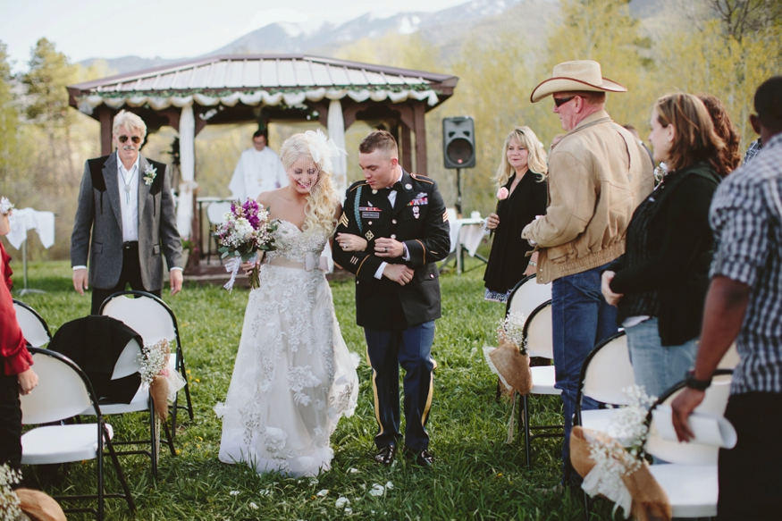 Brush Canyon Ranch Wedding Ceremony, Malissa Ahlin Photography