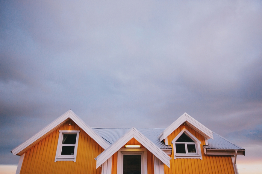 Yellow Icelandic House