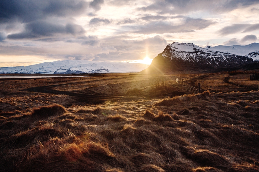 Icelandic Sunset Iceland Wedding Photographer
