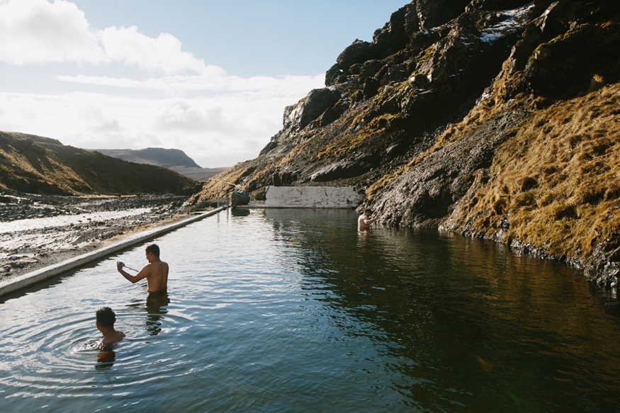 Iceland Hot Spring Pool Seljavallalaug