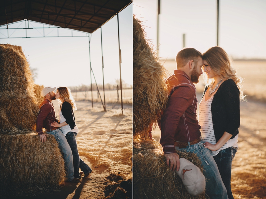 engagement photos on haybail