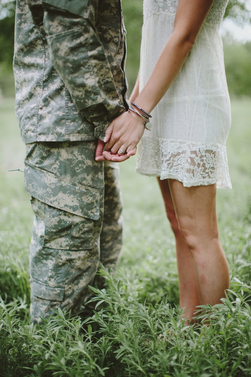 Military Holding Hands