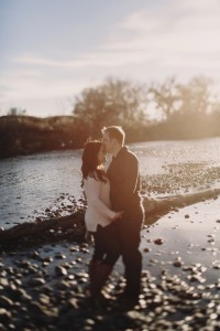 kissing near the river